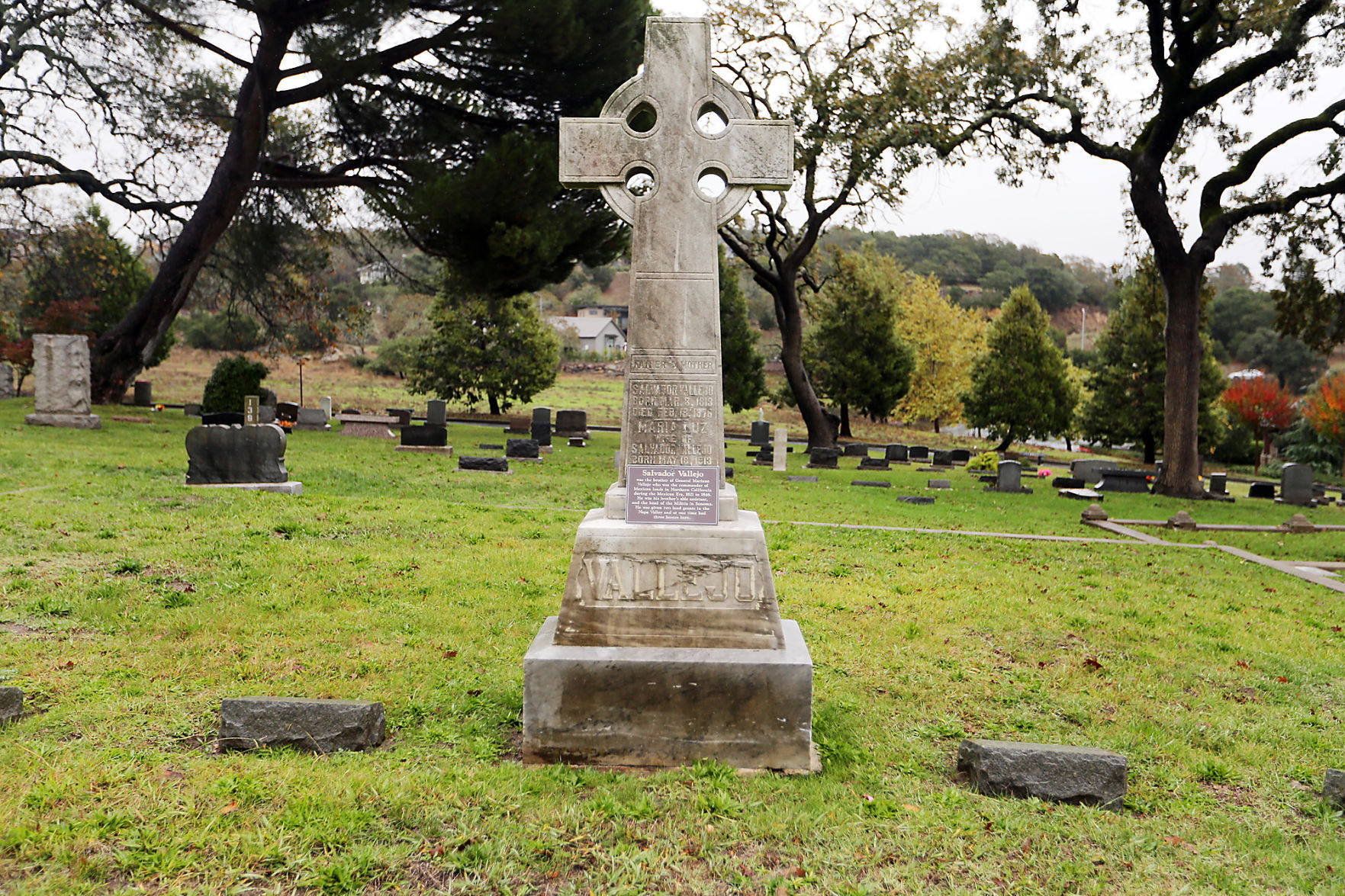 Tulocay Cemetery: Salvador Vallejo, 1813-1876